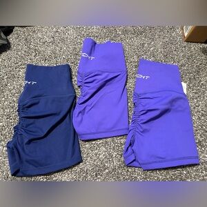 Echt shorts with butt scrunch